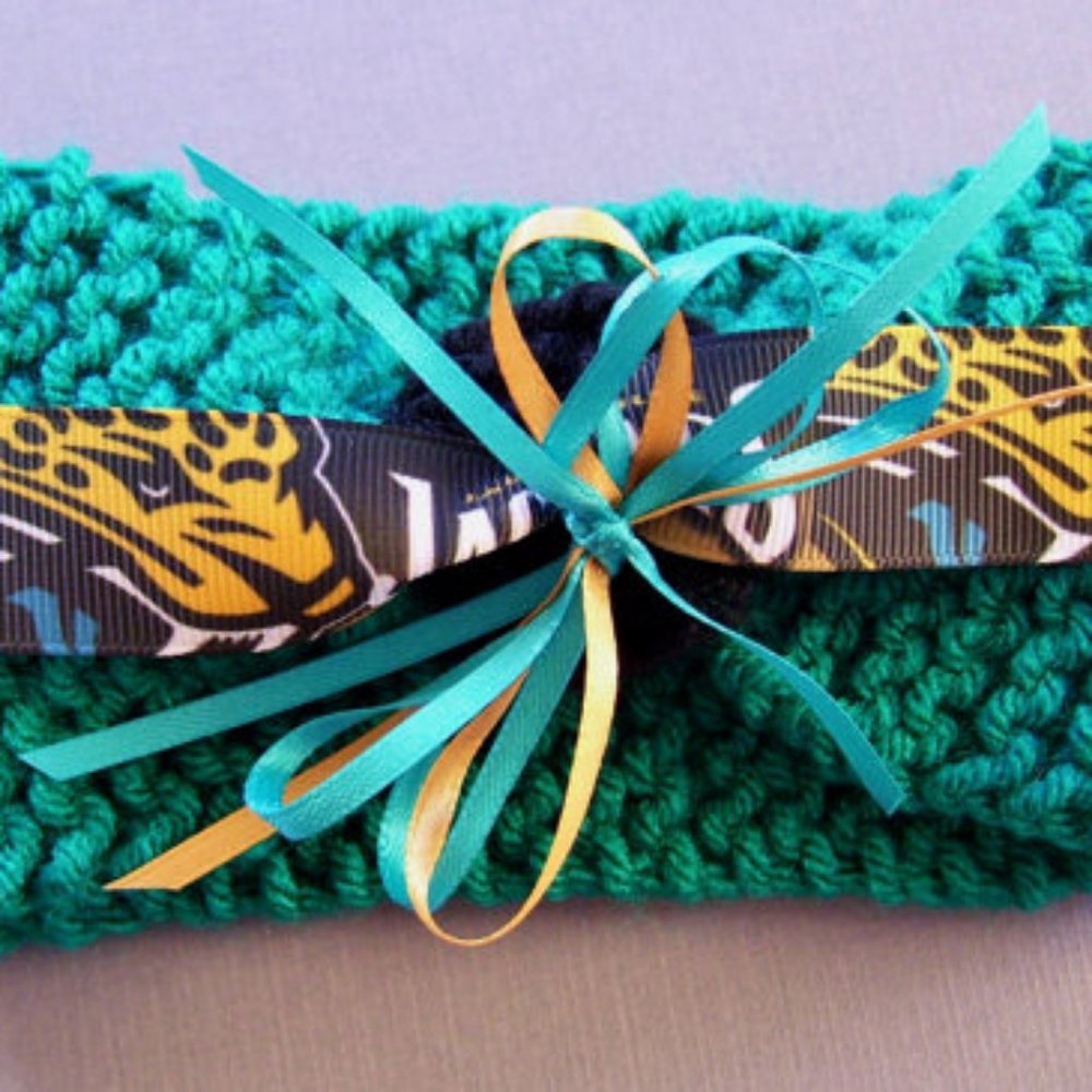 Jacksonville JAGUARS Handmade Football Baby Headband *NEW*